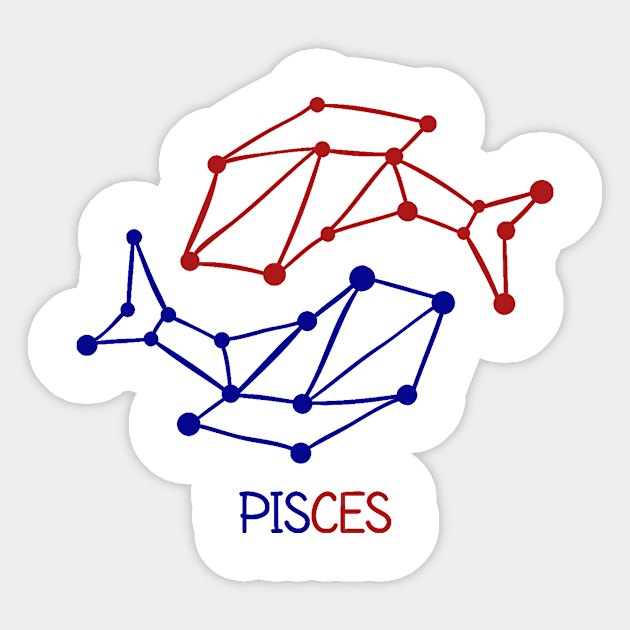 Pisces stars Sticker by Dieowl